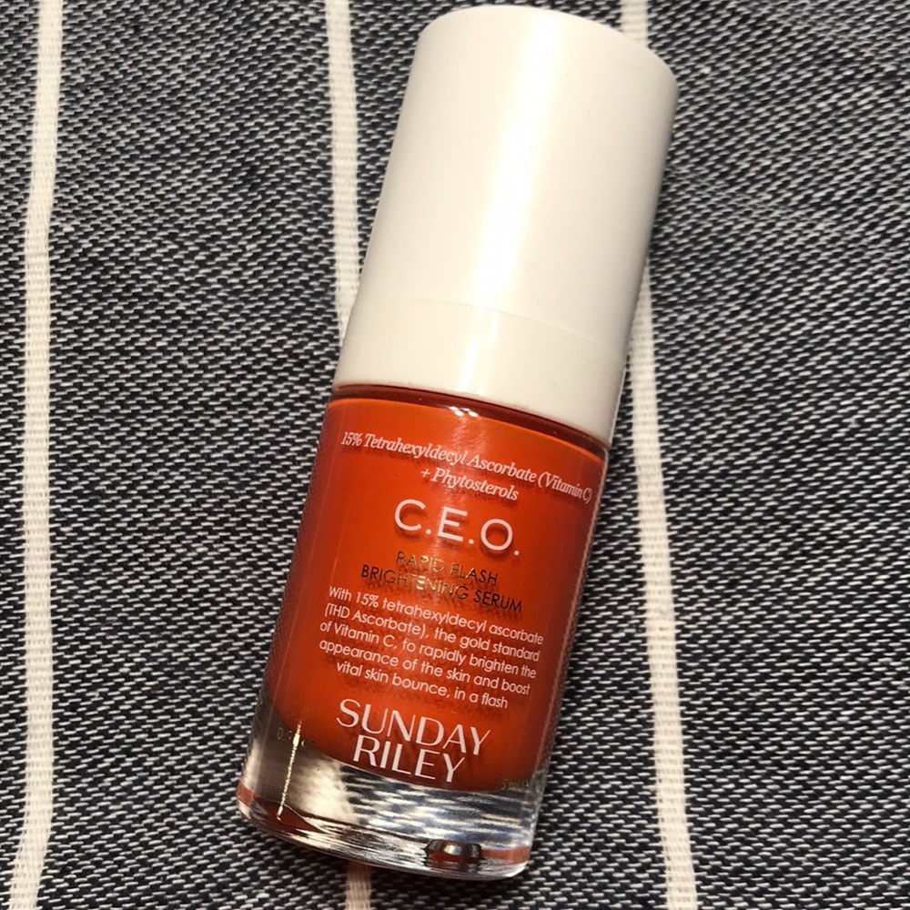 Sunday Riley C.E.O. Brightening Serum, NEW .5 oz